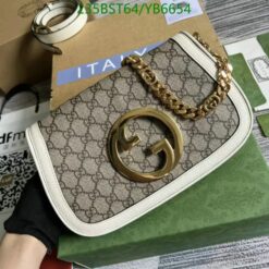 Gucci Blondie GG Supreme Replica Crossbody Bag YB66542 – PVC & Leather