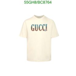 Gucci Logo T shirt Replica BC8764 in Beige