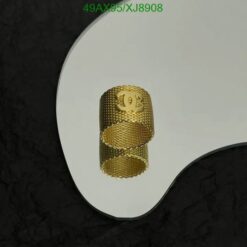 Imitation Chanel CC Ring Gold XJ89088, mirror quality