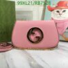 GUCCI Replica Blondie Mini Pink Bag RB75288 Front View