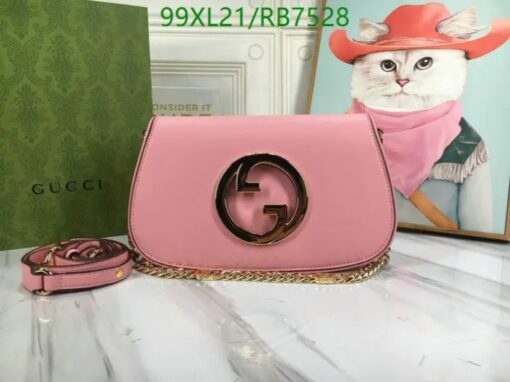 GUCCI Replica Blondie Mini Pink Bag RB75288 Front View