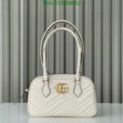 Gucci copy Marmont Mini Bag BB88522 in White with Gold-Toned Hardware