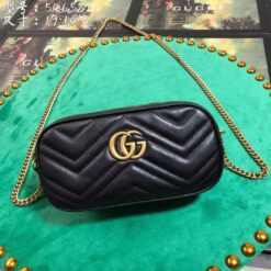 Gucci GG Marmont Triple Zip Chain Bag RJ544 - Cowhide Leather