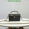 Chanel Leather Vanity Bag YB33055 with Chain - front view