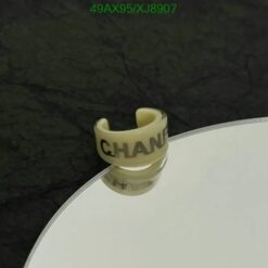 Inspired Chanel CC Logo Ring XJ89075, mirror quality