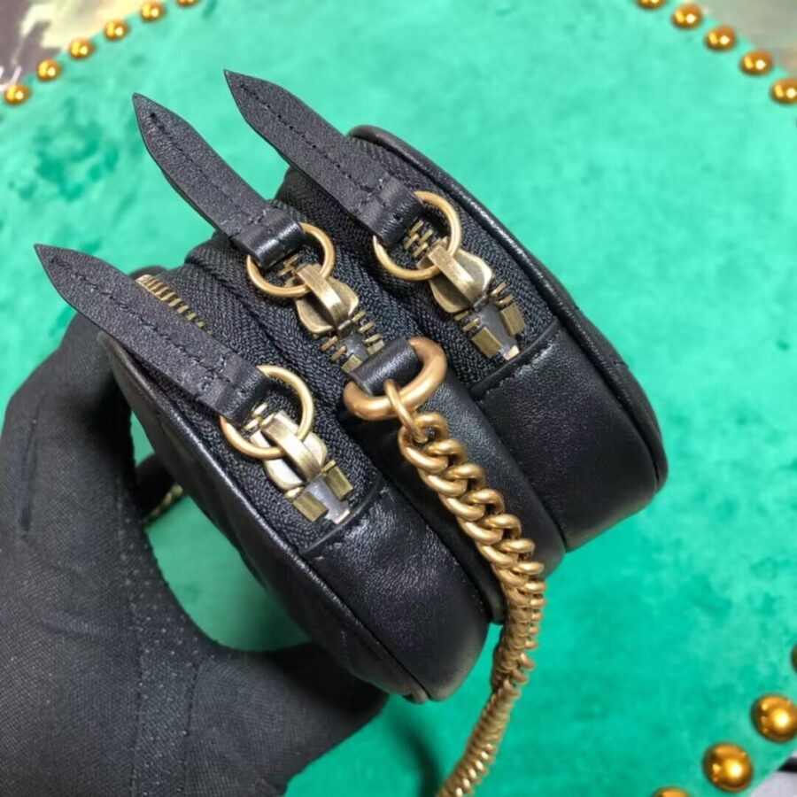 Gucci GG Marmont Chain Bag Triple Zip RJ44 - Cowhide Leather - Image 2