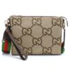 Gucci Jumbo GG Messenger Bag in Light Brown Canvas