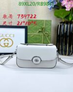 Gucci Replica Diagonal Mini GG Bag RB9847 with chain strap, logo emblem