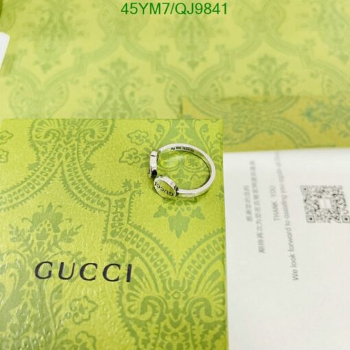 White Gucci Ring for Women QJ98418 Copy 1:1