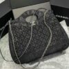 Chanel Quilted Flap Denim Black Bag RB89261