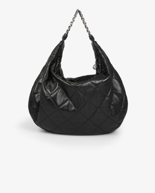 Chanel Quilted Leather Bag Mirror YZ87423 - front view