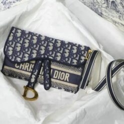 Christian Dior Knockoff Oblique Saddle Slim Pouch DOB17482