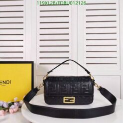 Fendi Baguette Bag in Mini Size FDBU0121 in black