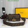 Fendi Lookalike Baguette Brown Bag FDB0402