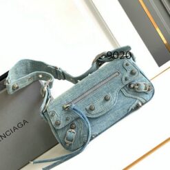 Balenciaga Le Cagole Small Sling Bag Denim Replica