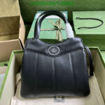 Gucci Black Small Tote Bag crafted from Cowhide 745918