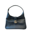 Dupe Gucci Large Aphrodite Black Shoulder Bag JLT821 - FRONT VIEW