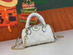 Gucci Mini White GG Quilted Knockoff Bag TLB604 IN USA