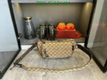 Gucci Small GG Crossbody Bag with Brown Trim TQN532