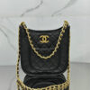 Imitation Chanel 24SS Black Calfskin Hobo Handbag CC Quilted CP9964