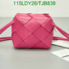 Replica Bottega Veneta Pink Cassette Bag with Dustbag Inclusion OLS115