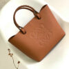 Replica Loewe Small Anagram Tote in Brown Classic Cowhide 011830