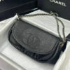 Imitation Chanel Small Half Moon Bag in Black Caviar HV7421 – Chic and Sophisticated