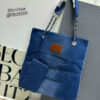 Replica Chanel Blue Medium Denim Shopping Bag BB8917 – Stylish & Functional Design