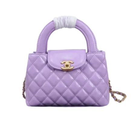 Chanel Mini Kelly Shopping Tote Bag VJ6TR89 – Purple